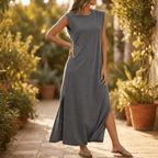 Elly | Robe Maxi Fendue