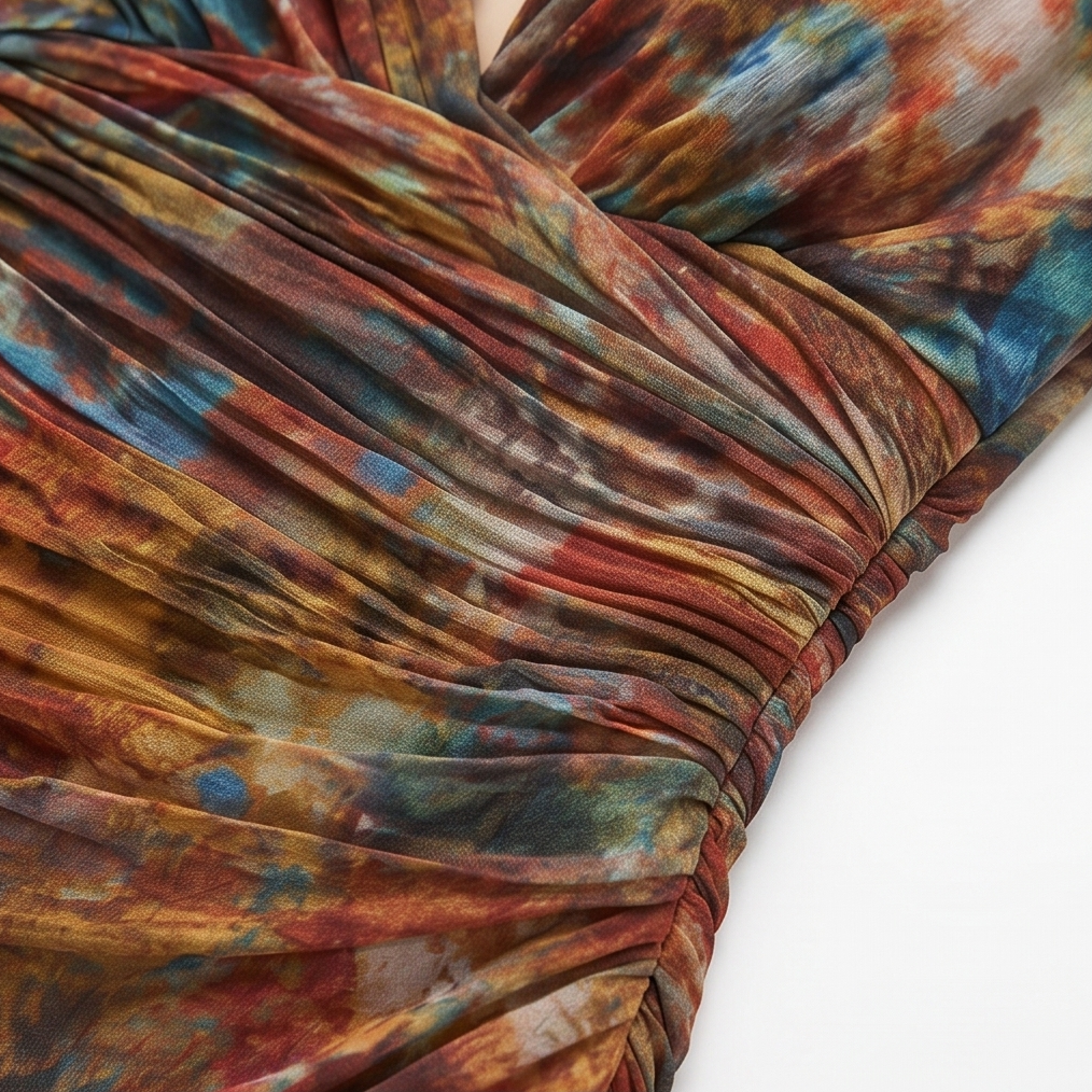 Solange | Robe Midi Drapée