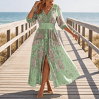 Elowen | Robe Maxi Fleurie