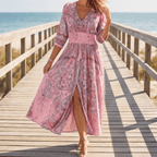 Elowen | Robe Maxi Fleurie