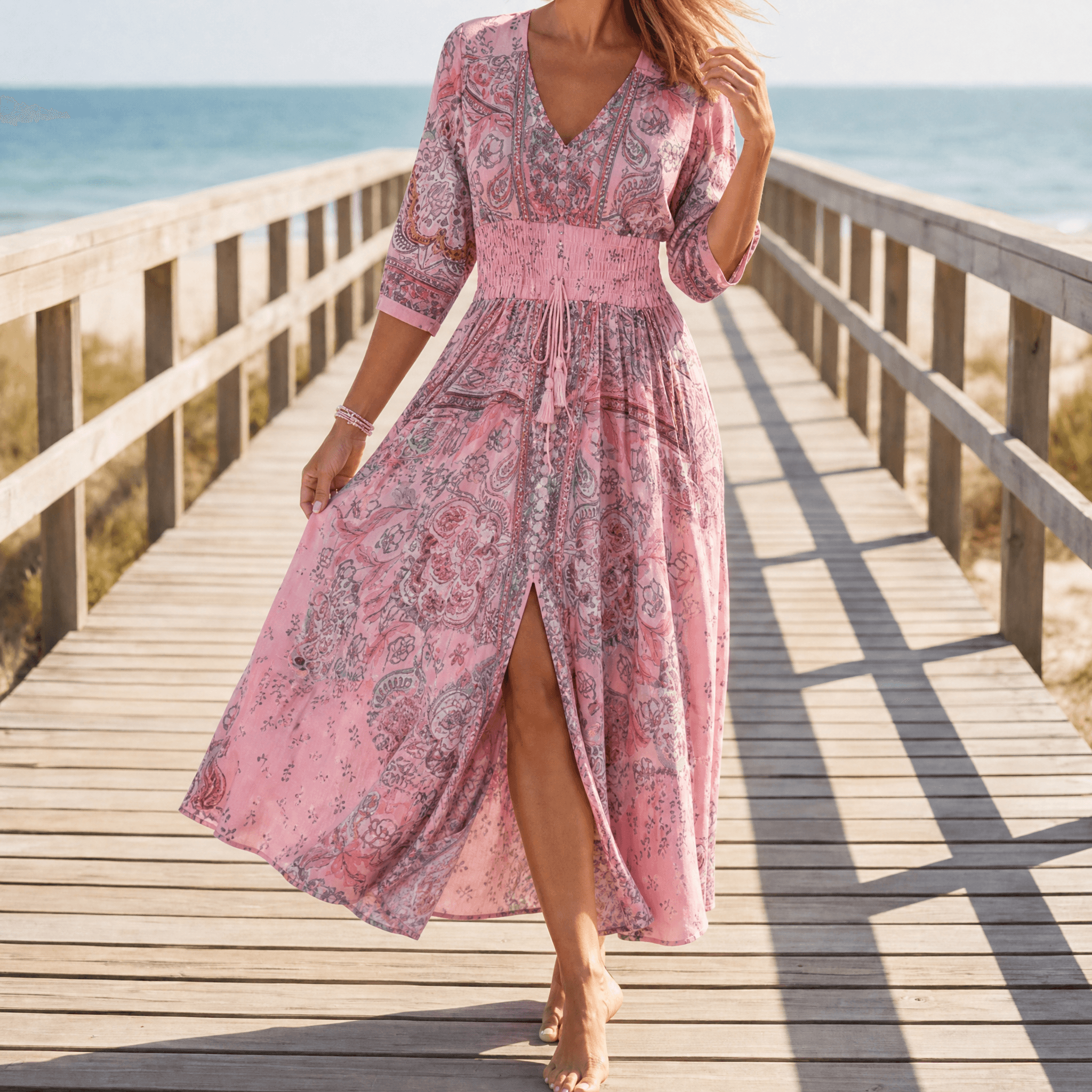 Elowen | Robe Maxi Fleurie