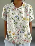 Louna | Chemise Fleurie Brodée