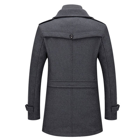 Manteau deux pièces homme hiver col à revers