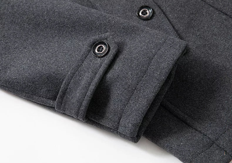 Manteau deux pièces homme hiver col à revers