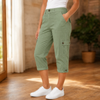 Mélissa | Pantacourt Cargo Femme