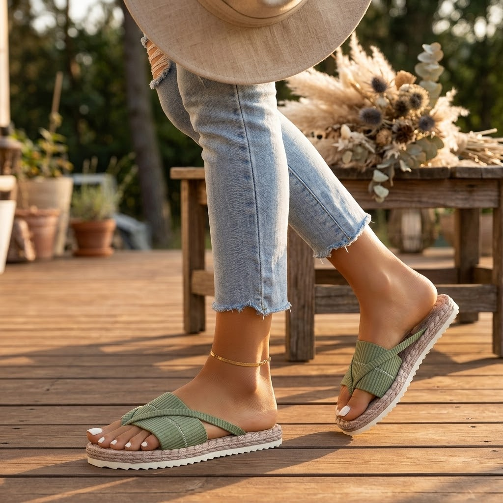 Velura | Sandales Espadrilles Croisées
