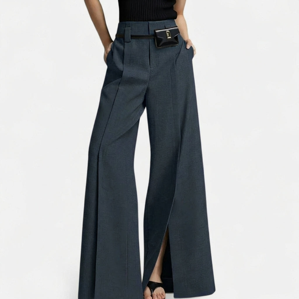 Rivaclo | Pantalon élégant à jambes larges pour femme