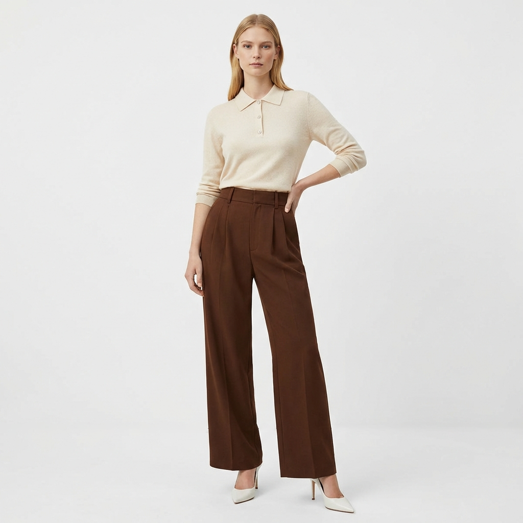 Rivaclo | Pantalon classique à pinces pour femme