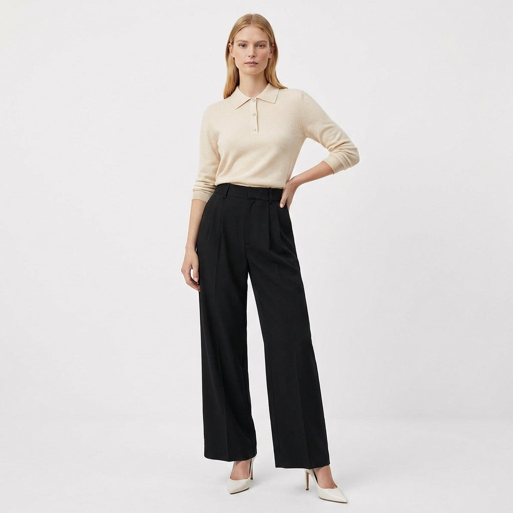 Rivaclo | Pantalon classique à pinces pour femme
