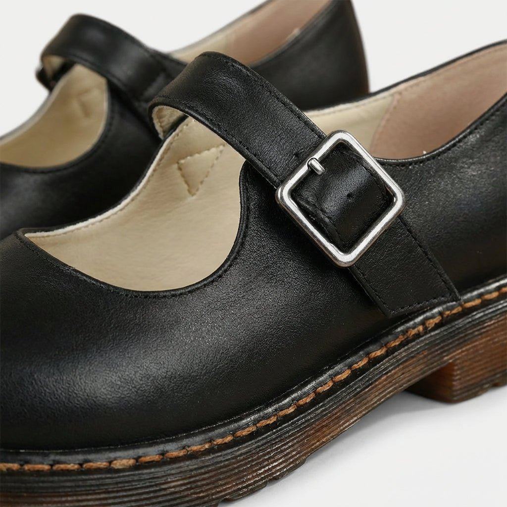 Rivaclo | Women's Mary Jane ballet flats – Strap design