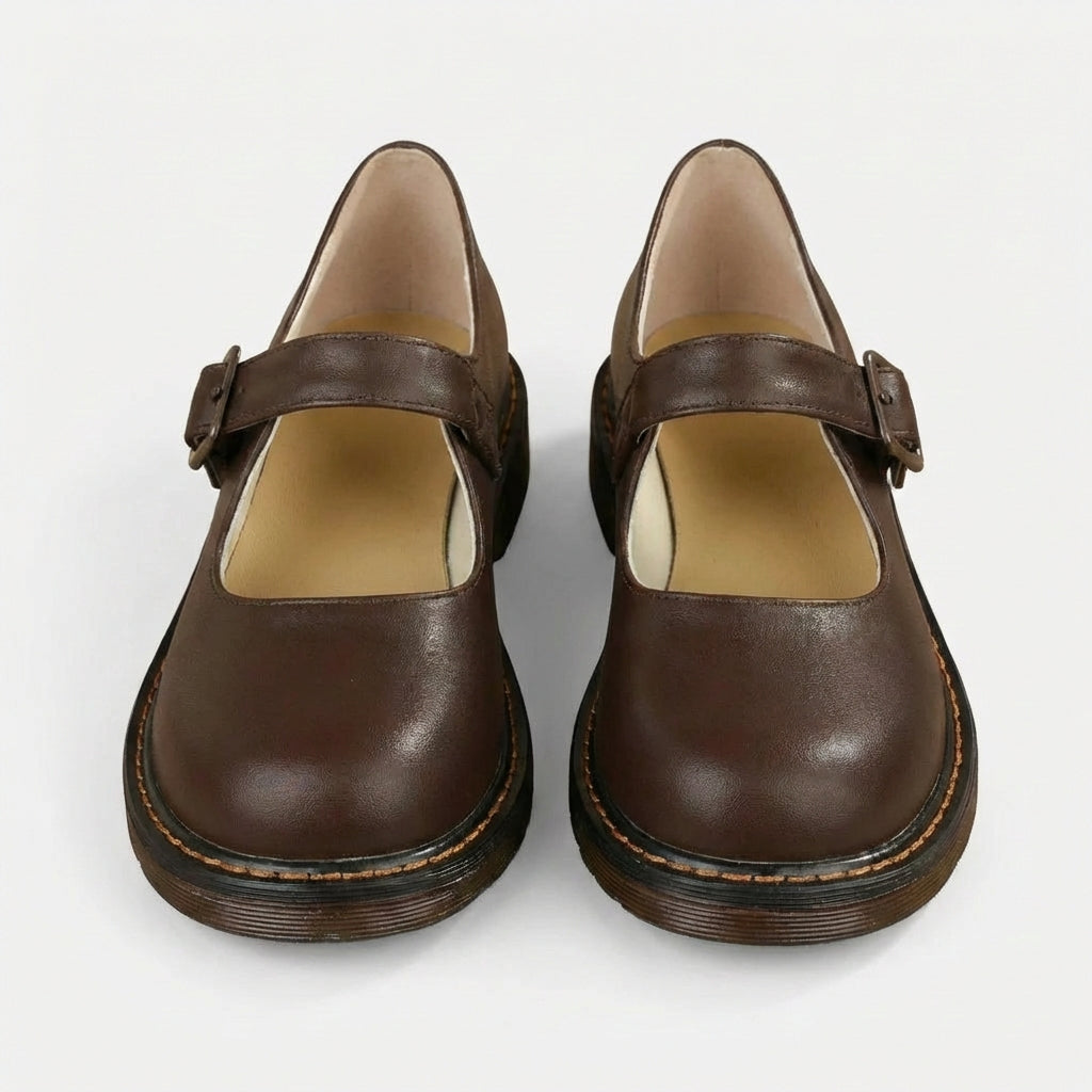 Rivaclo | Women's Mary Jane ballet flats – Strap design