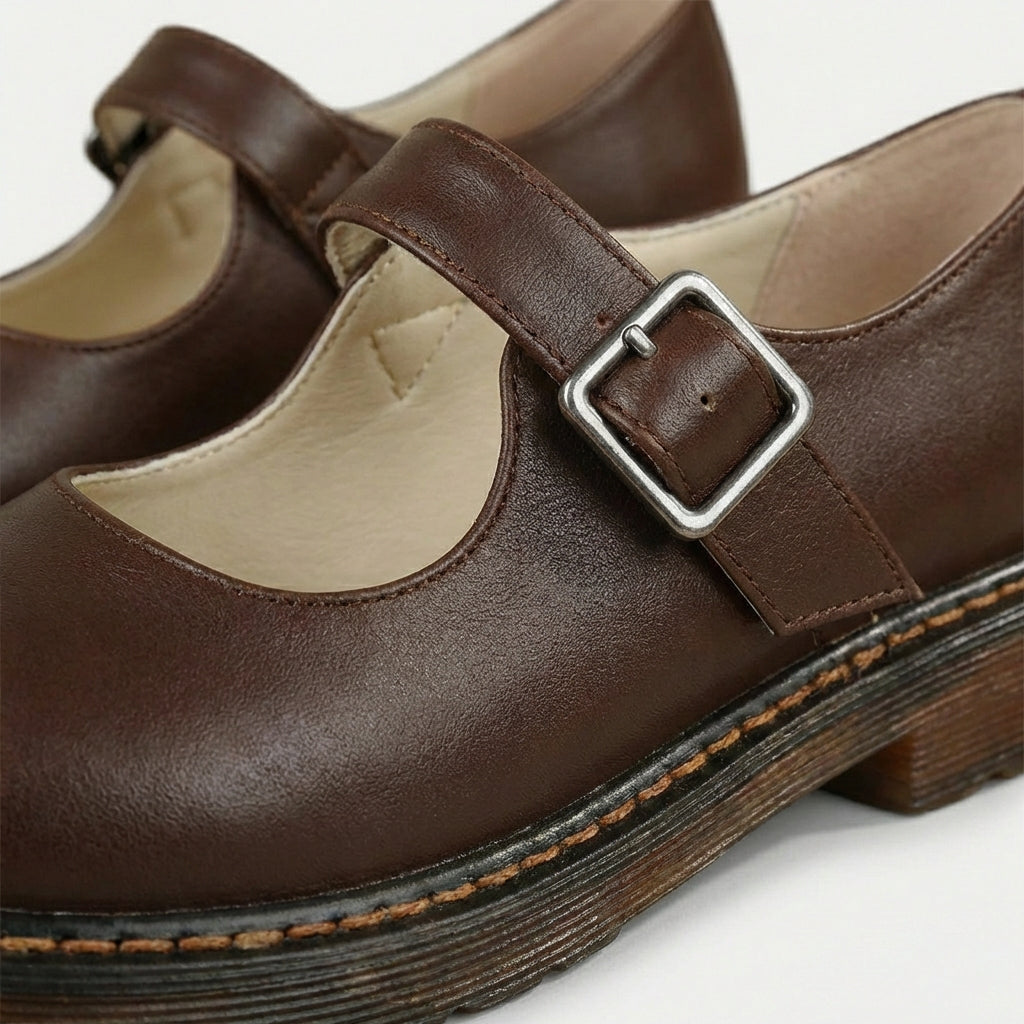 Rivaclo | Women's Mary Jane ballet flats – Strap design