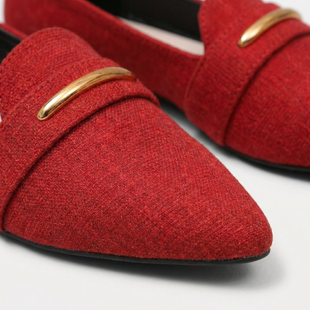 Rivaclo | Mocassins pointus en cuir pour femmes