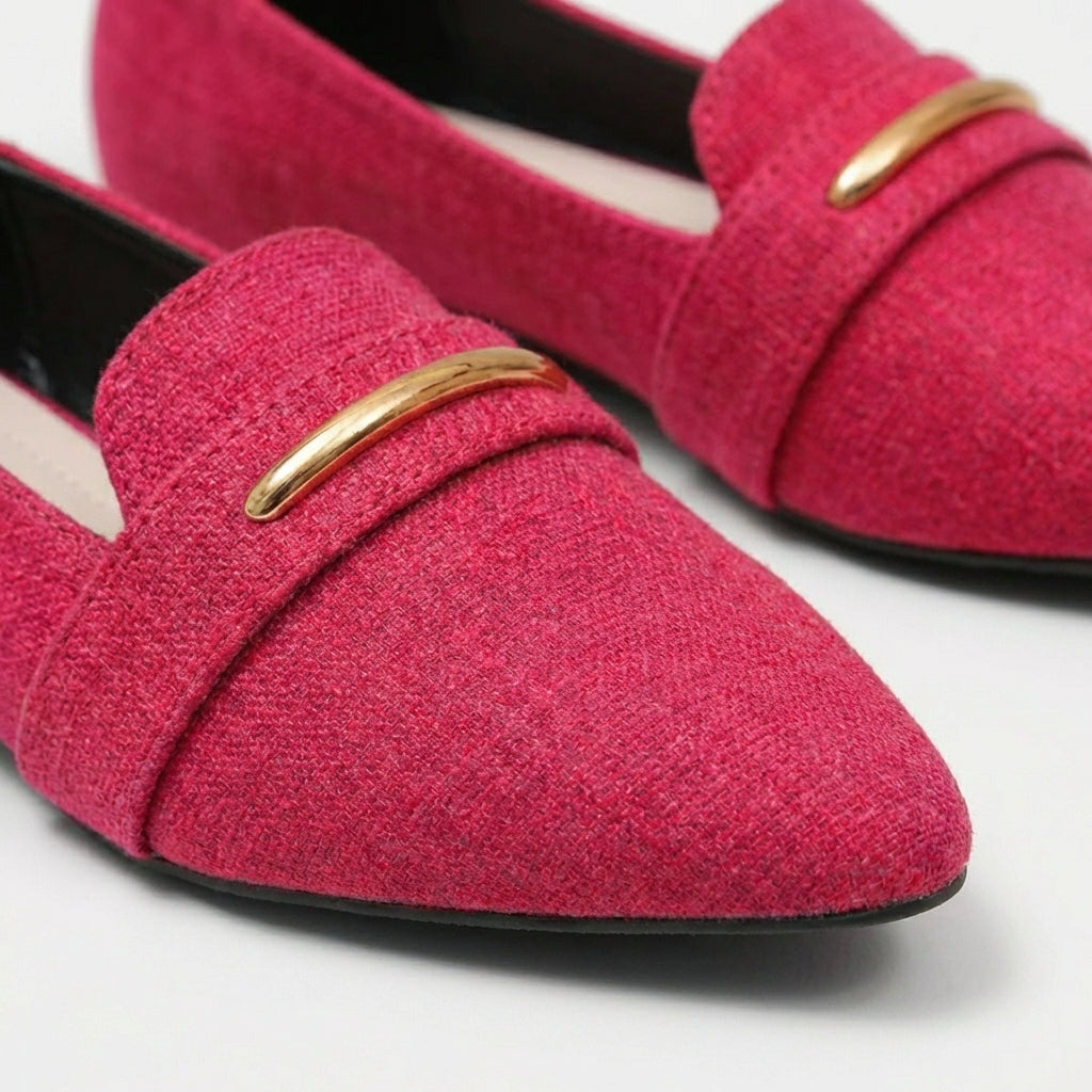 Rivaclo | Mocassins pointus en cuir pour femmes