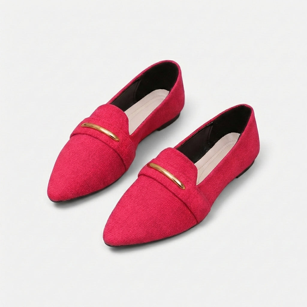 Rivaclo | Mocassins pointus en cuir pour femmes