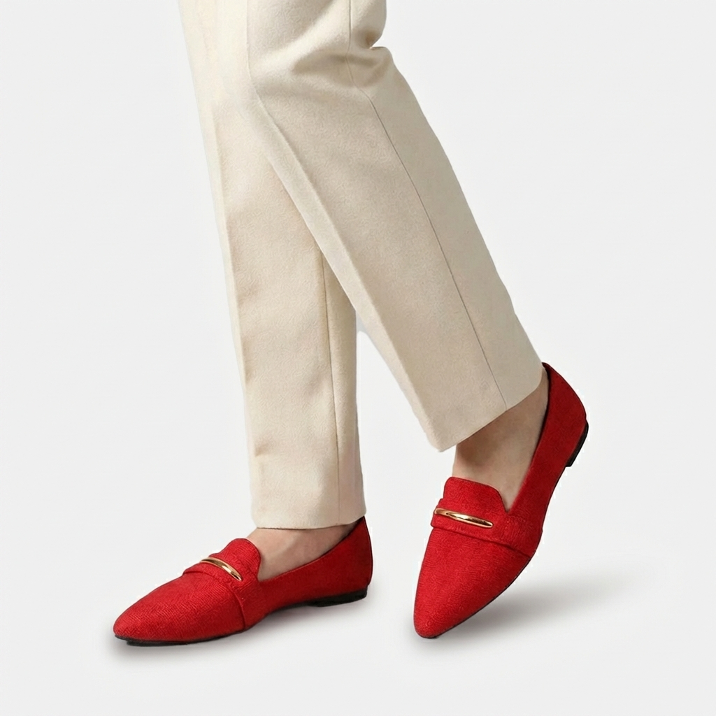 Rivaclo | Mocassins pointus en cuir pour femmes