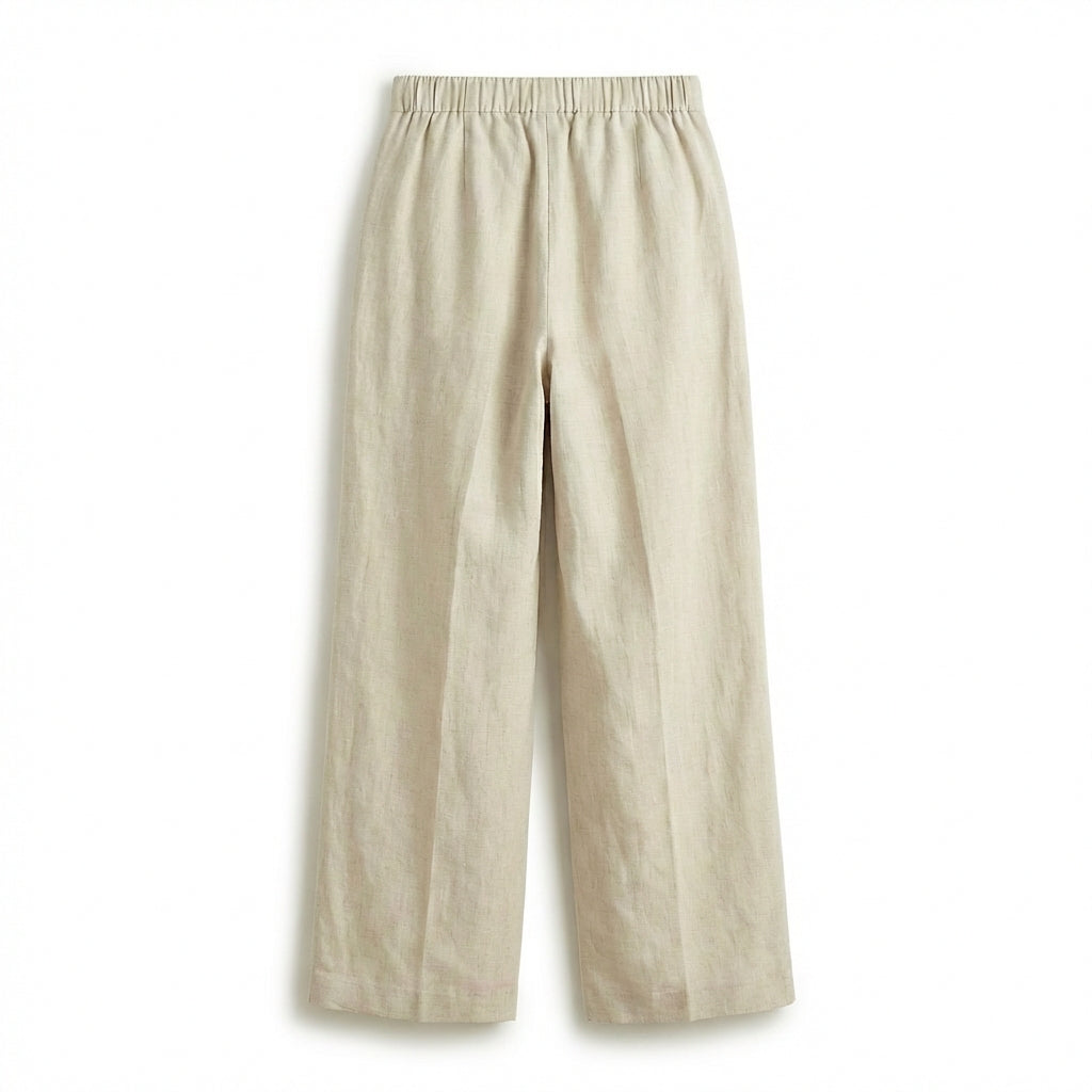 Rivaclo | Femme Pantalon Ample Taille Haute | Jambe Large