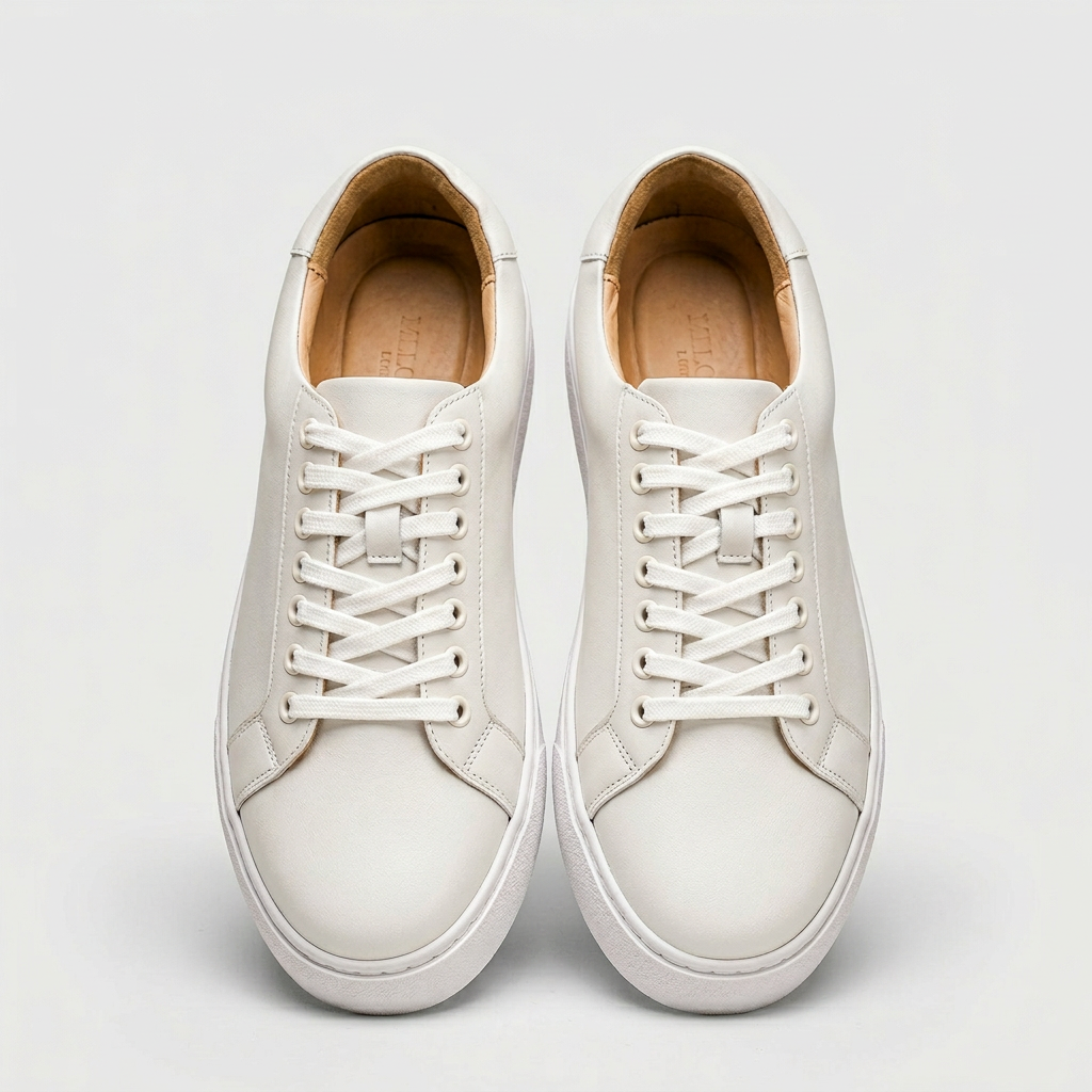 Rivaclo | Homme Baskets Basses à Lacets – Finition Minimaliste Élancée