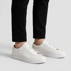 Rivaclo | Homme Baskets Basses à Lacets – Finition Minimaliste Élancée