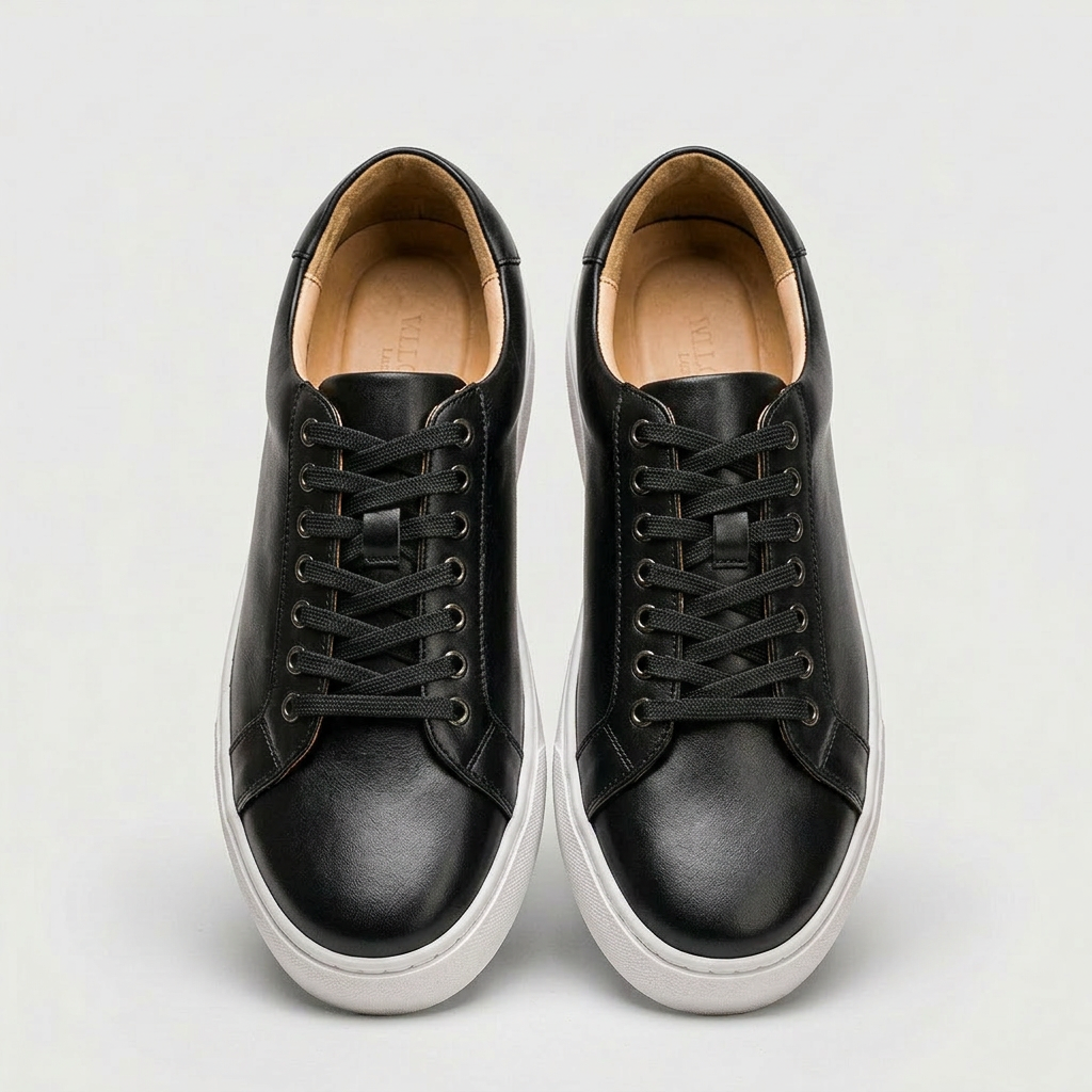 Rivaclo | Homme Baskets Basses à Lacets – Finition Minimaliste Élancée