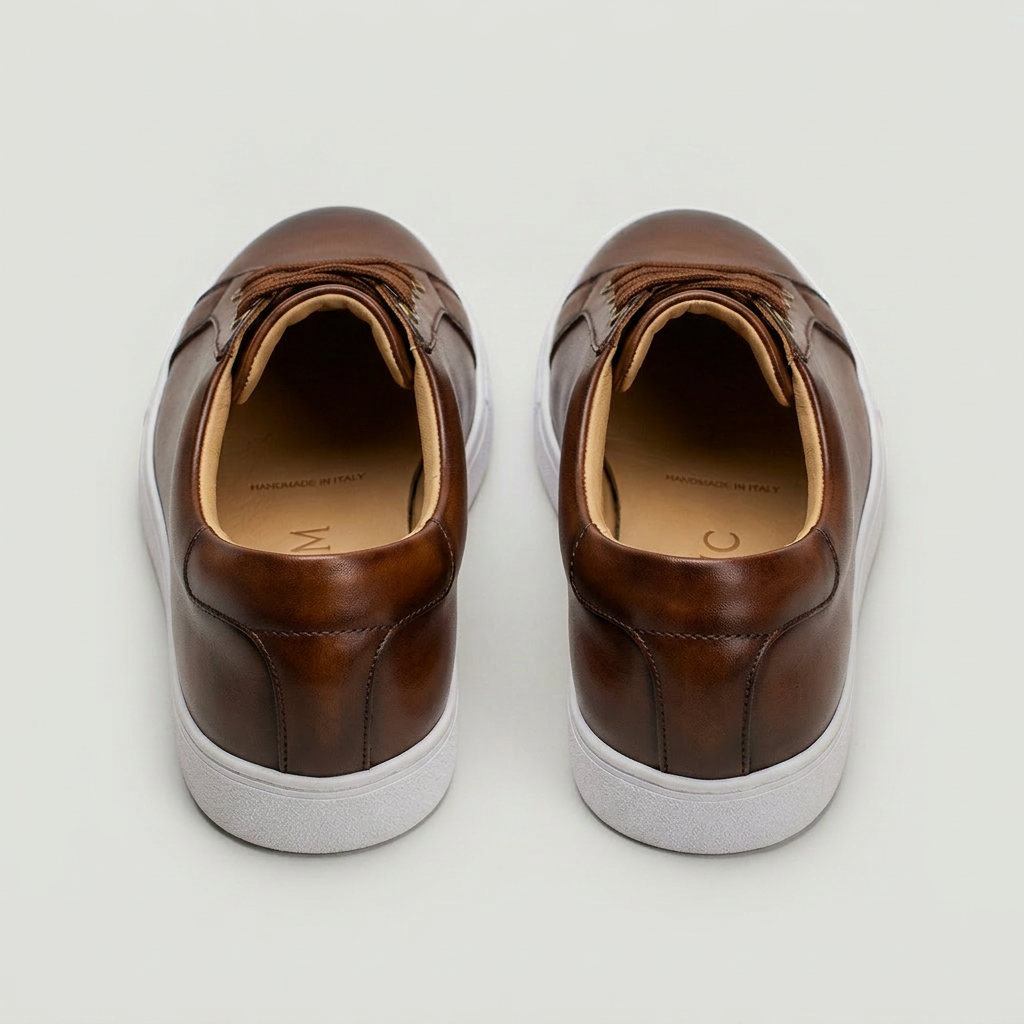 Rivaclo | Homme Baskets Basses à Lacets – Finition Minimaliste Élancée