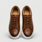 Rivaclo | Homme Baskets Basses à Lacets – Finition Minimaliste Élancée