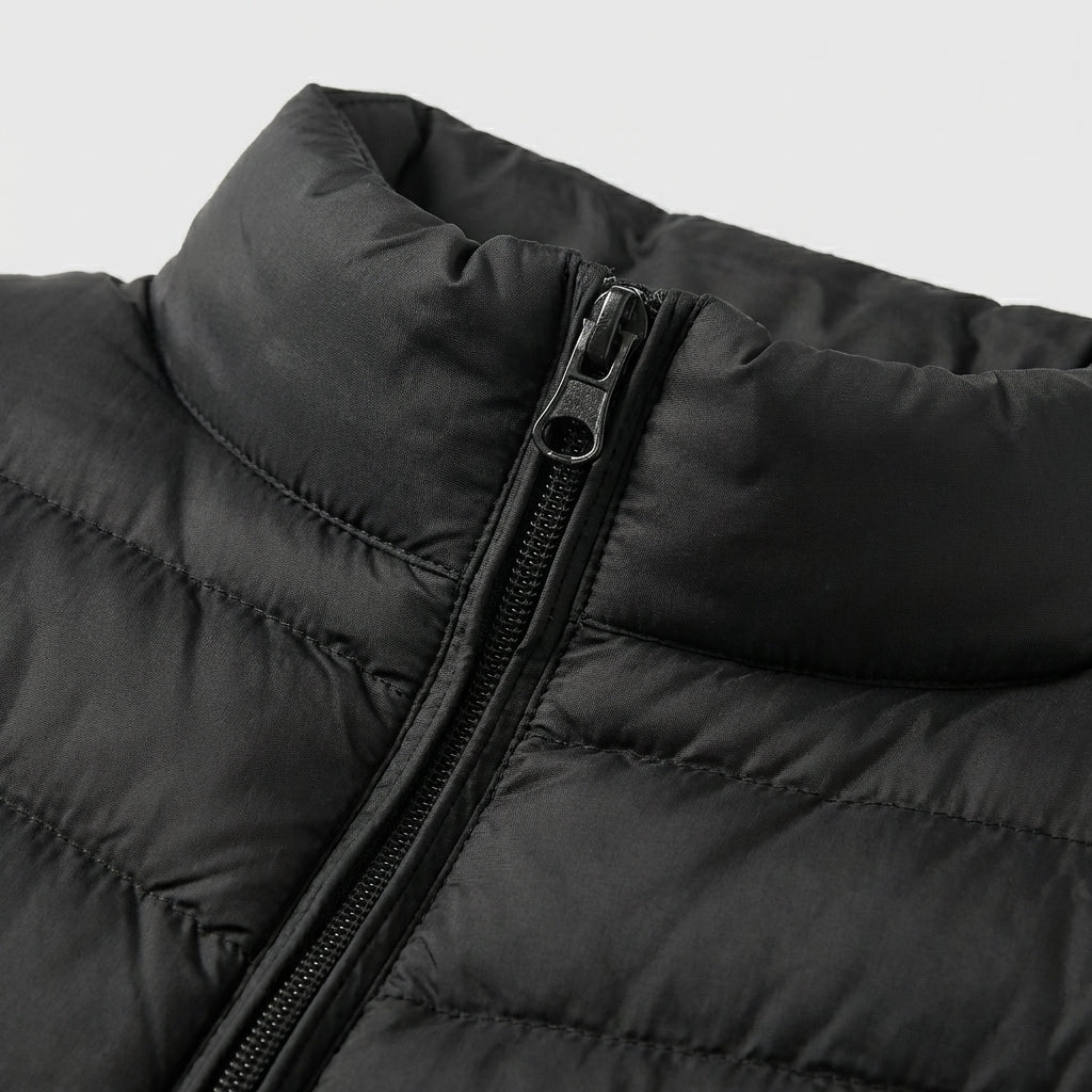 Rivaclo | Homme Gilet Matelassé Sans Manches à Fermeture Éclair | Col Montant