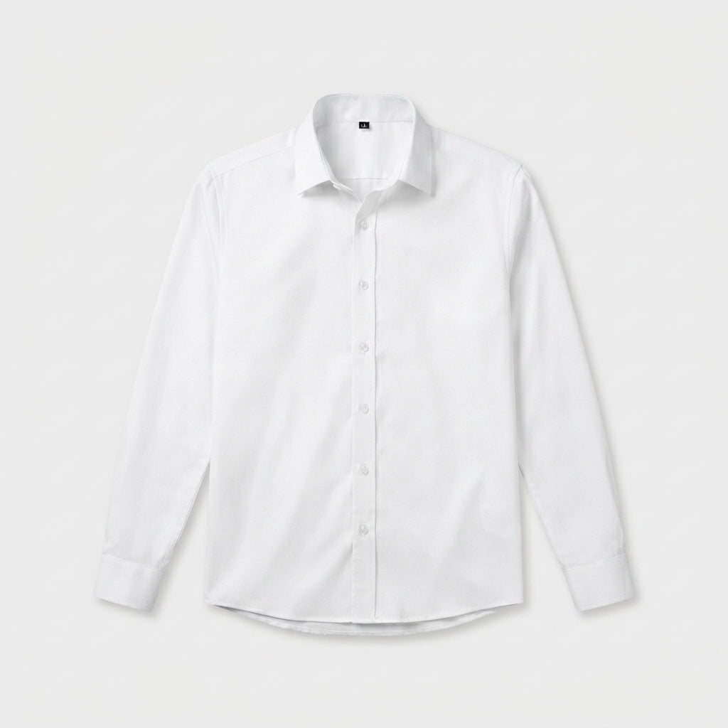 Rivaclo | Homme Chemise Coupe Classique à Manches Longues | À Col