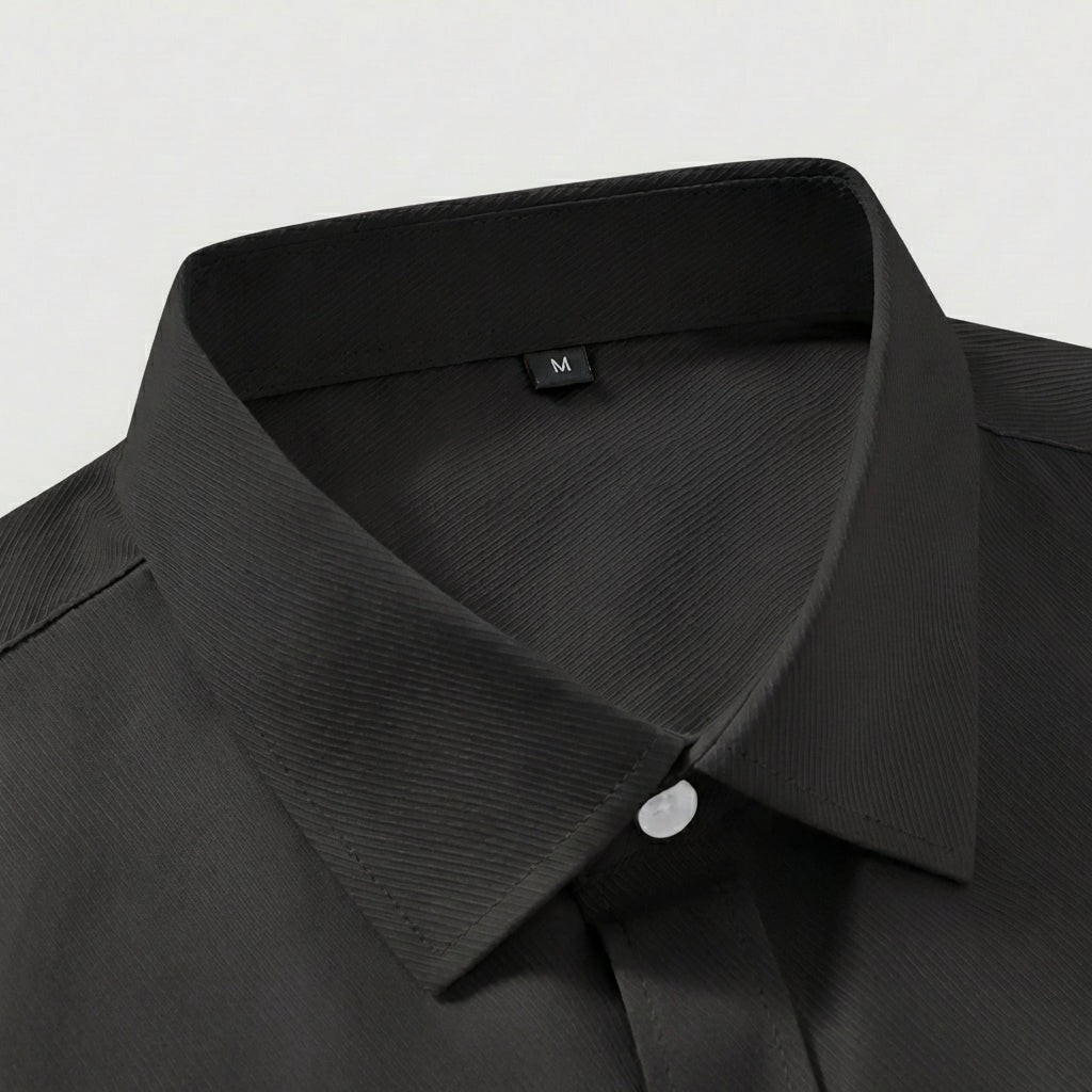 Rivaclo | Homme Chemise Coupe Classique à Manches Longues | À Col