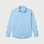 Rivaclo | Homme Chemise Coupe Classique à Manches Longues | À Col