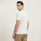 Rivaclo | Homme T-Shirt Côtelé à Manches Courtes | Coupe Moderne