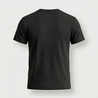 Rivaclo | Homme T-Shirt Côtelé à Manches Courtes | Coupe Moderne