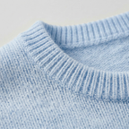 Rivaclo | Femme Pull en Maille à Col Rond à Manches Longues | Coupe Classique