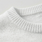 Rivaclo | Femme Pull en Maille à Col Rond à Manches Longues | Coupe Classique