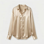 Rivaclo | Femme Chemise à Boutons sur le Devant à Manches Longues | Style Décontracté