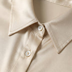 Rivaclo | Femme Chemise à Boutons sur le Devant à Manches Longues | Style Décontracté