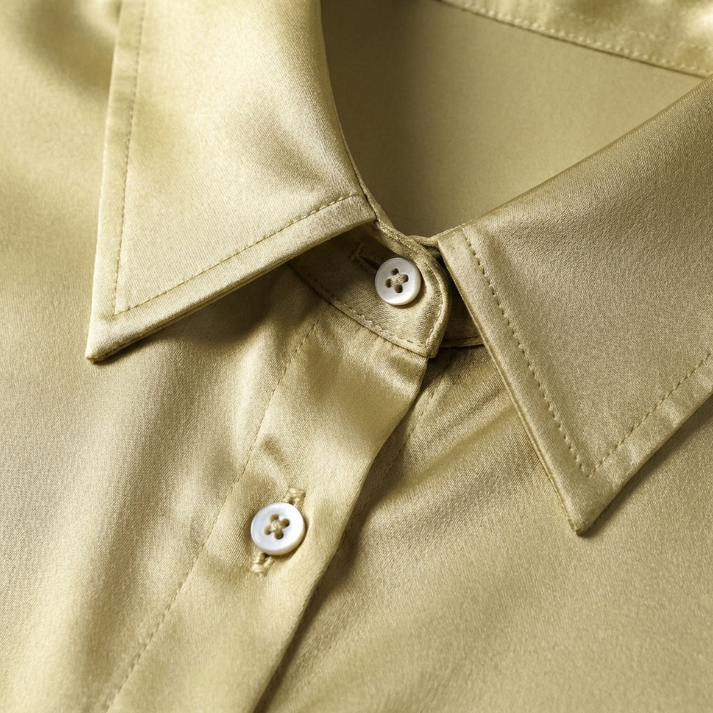 Rivaclo | Femme Chemise à Boutons sur le Devant à Manches Longues | Style Décontracté