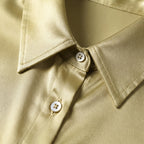 Rivaclo | Femme Chemise à Boutons sur le Devant à Manches Longues | Style Décontracté