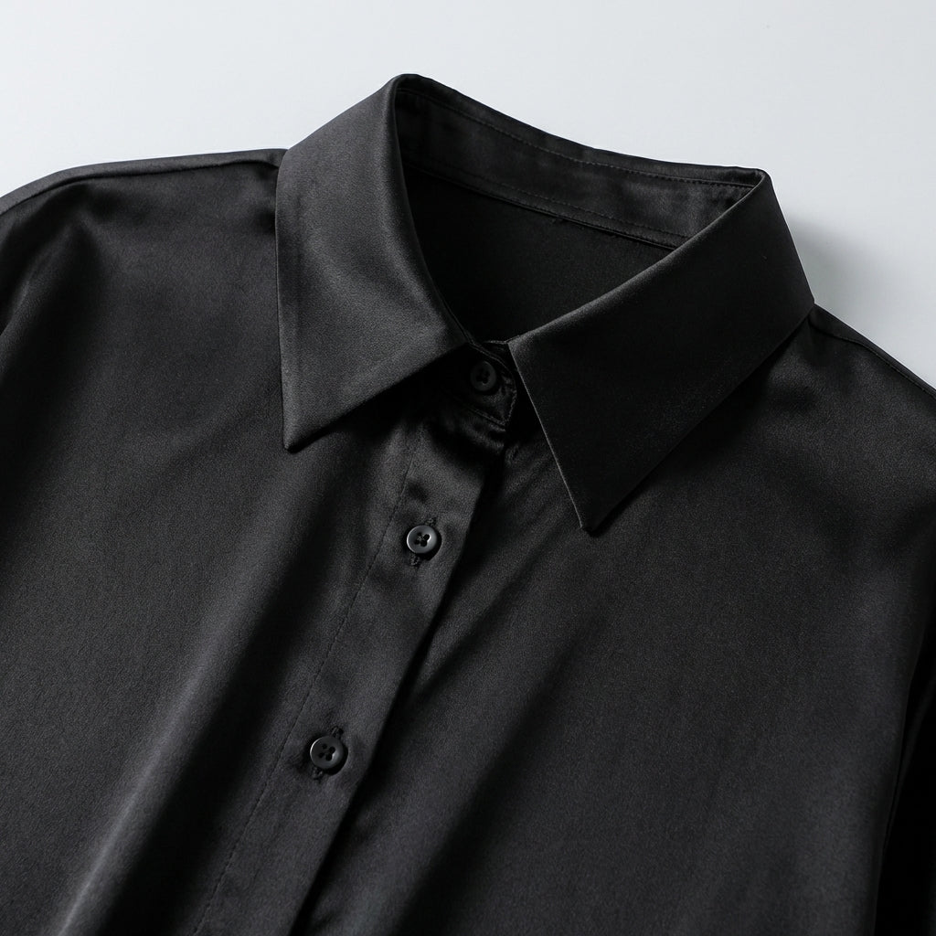 Rivaclo | Femme Chemise à Boutons sur le Devant à Manches Longues | Style Décontracté