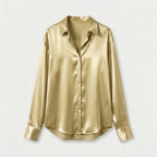 Rivaclo | Femme Chemise à Boutons sur le Devant à Manches Longues | Style Décontracté