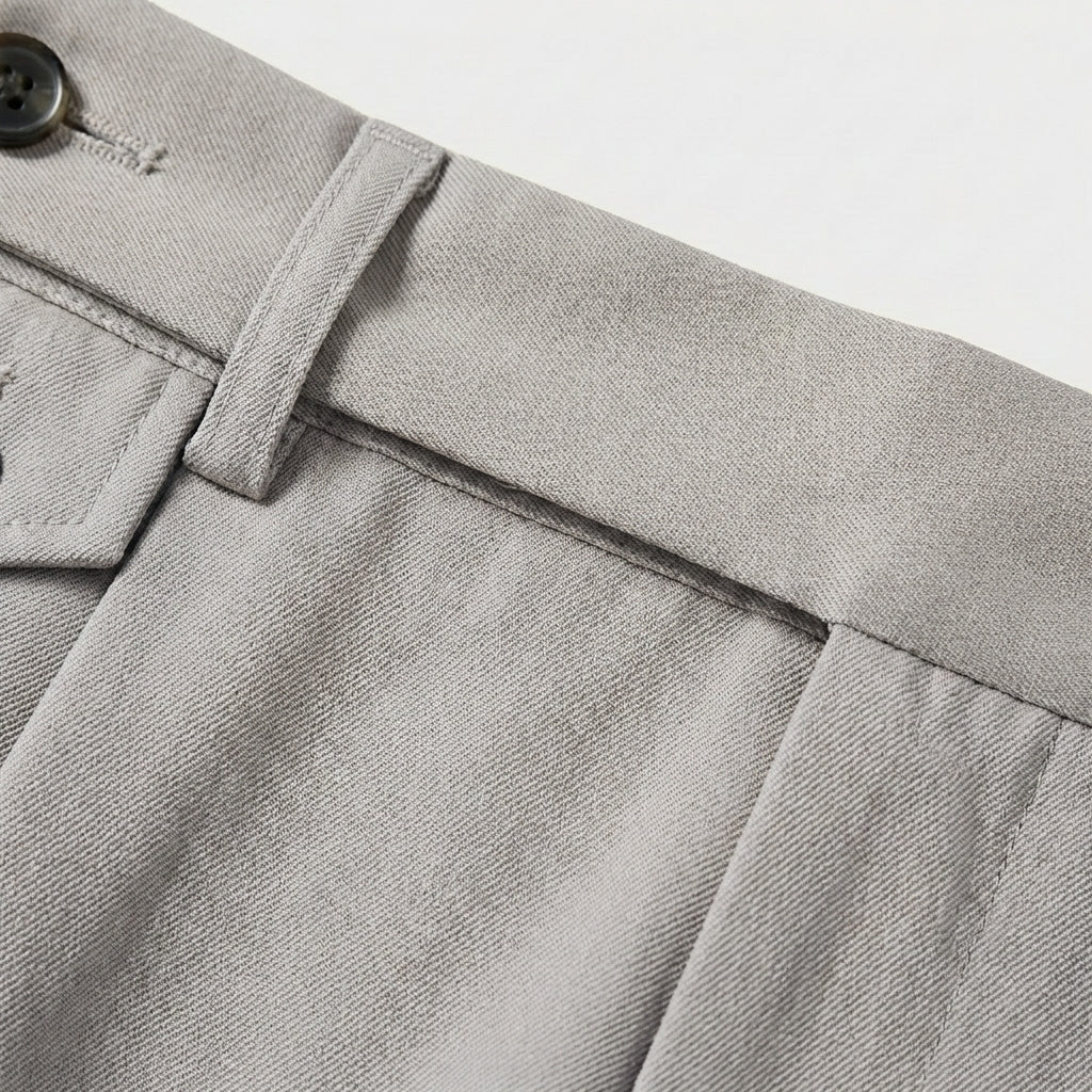 Rivaclo | Homme Pantalon Décontracté à Jambe Droite | Coupe Classique