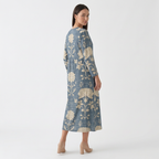 Femme Robe Maxi Florale à Col V | Style Bohème