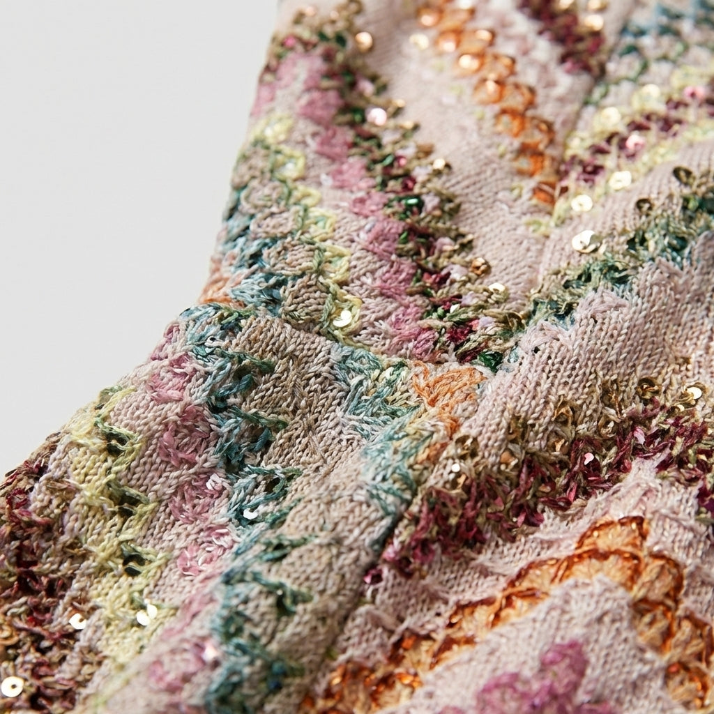 Femme Robe Maxi Imprimé Chevron à Col Halter | Style Vacances