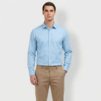 Rivaclo | Homme Chemise Manches Longues à Col – Classique