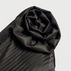 Rivaclo | Women's One-Shoulder Pleated Midi Dress – Asymmetrical Silhouette