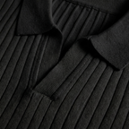 Rivaclo | Homme Polo Côtelé Manches Courtes – Coupe Définie