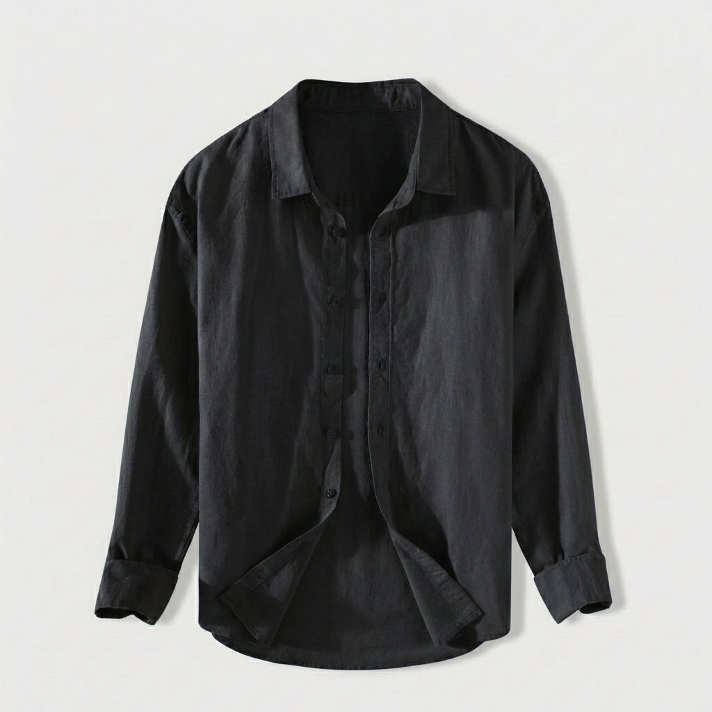 Rivaclo | Homme Chemise Boutonnée Manches Longues – Allure Classique Raffinée
