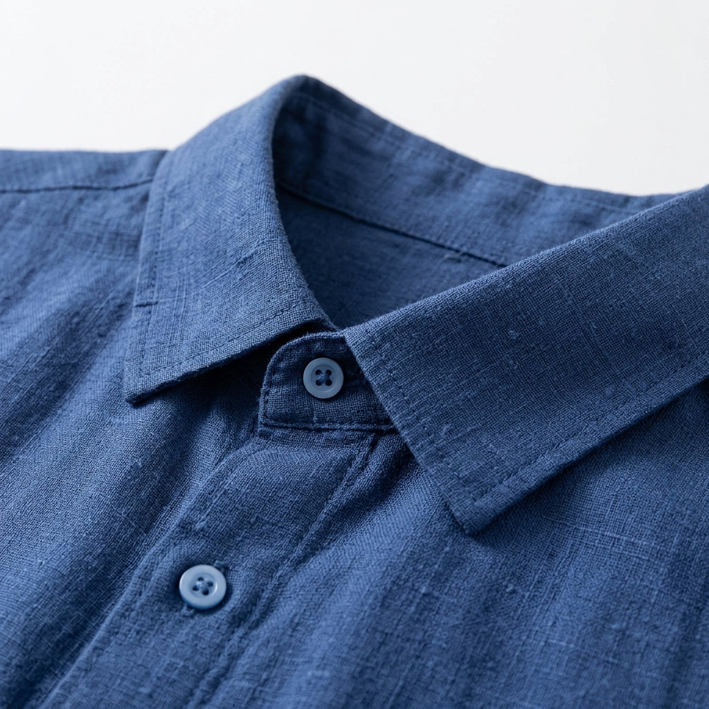 Rivaclo | Men's Short Sleeve Shirt and Shorts Set – Summer Blue
