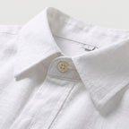 Rivaclo | Men's Short Sleeve Shirt and Shorts Set – Summer White Blue