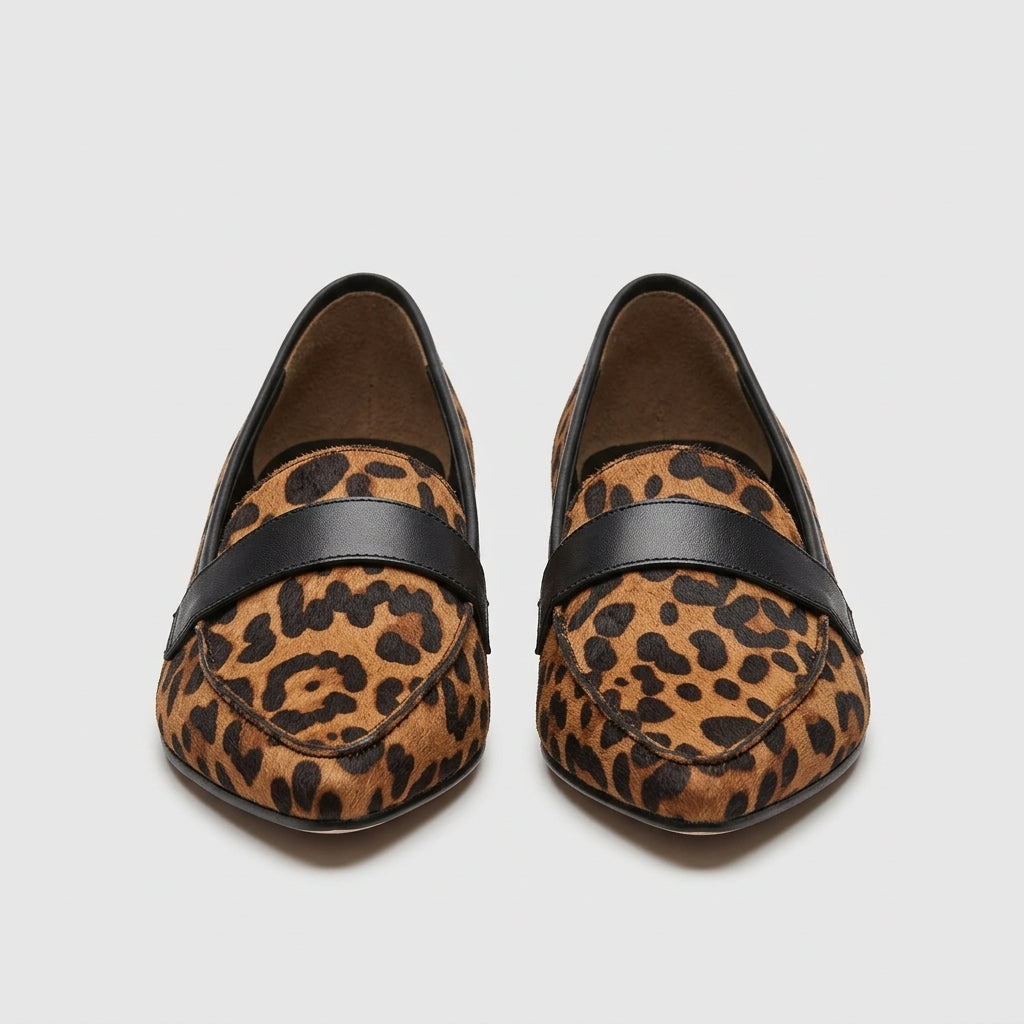 Rivaclo | Women's Slip-On Loafers with Pointed Toe – Sleek Flat Profile